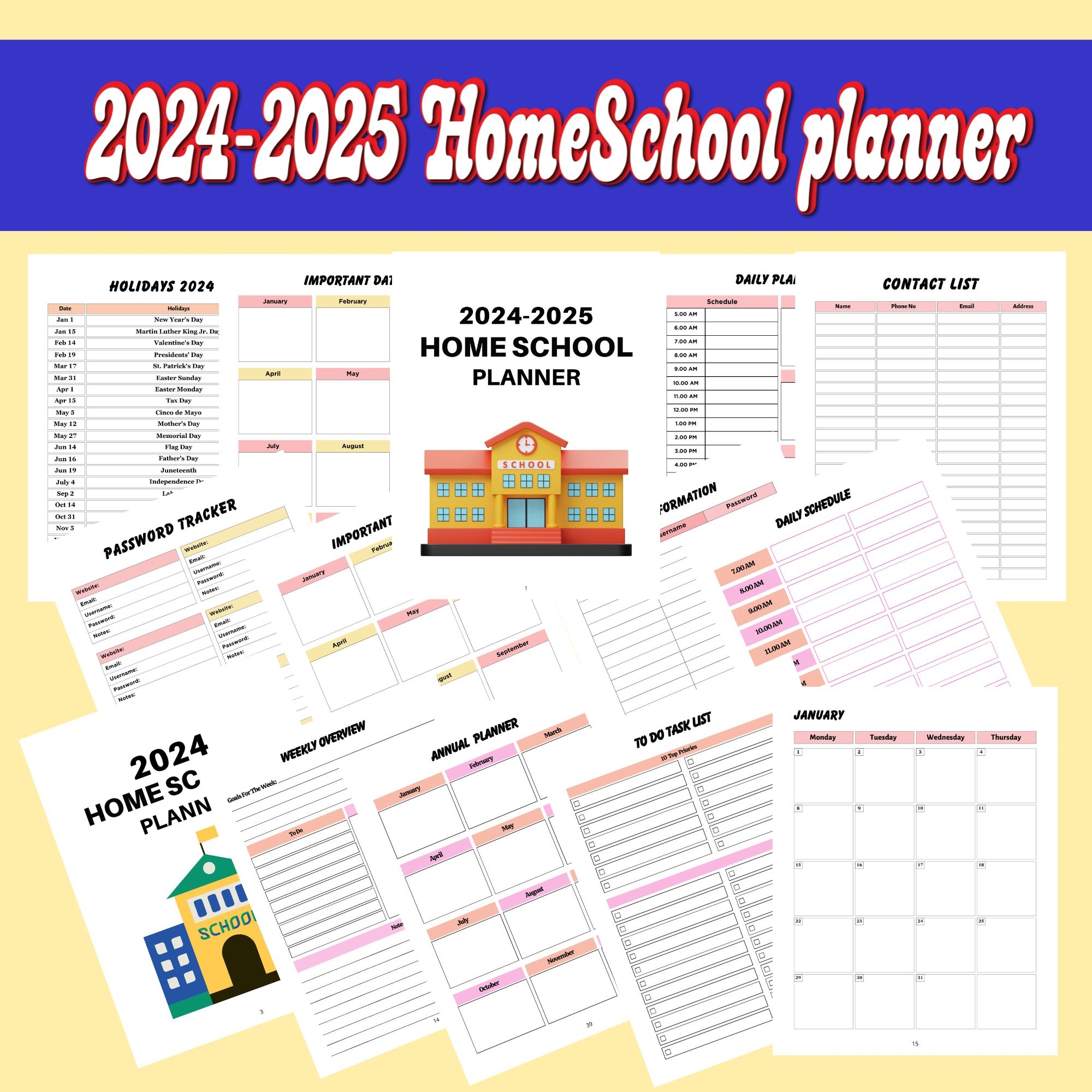 Free Printable Attendance Calendar 2025 Homeschool