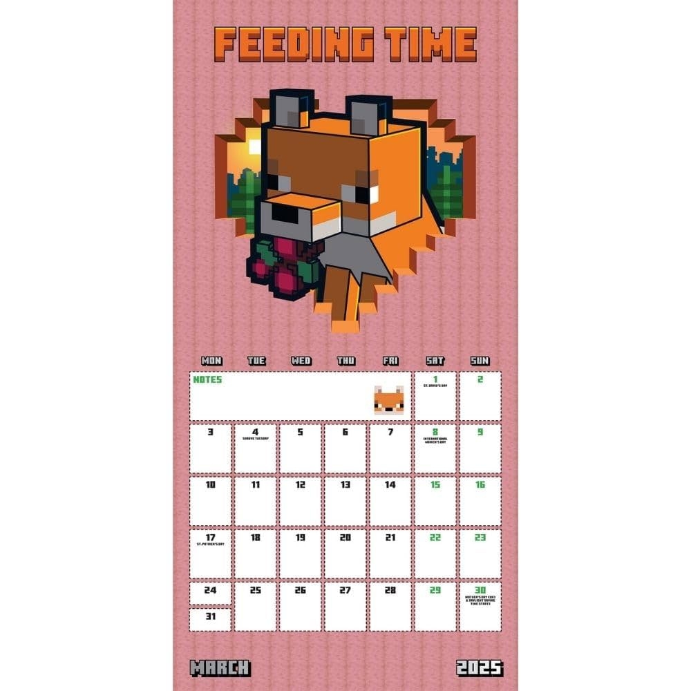 2025 Calendar Minecraft Month To View Microsoft Square Calendar Official Product Danilo Promotions Ltd Danilo Promotions Ltd Danilo Promotions Ltd Amazon co uk Stationery Office Supplies