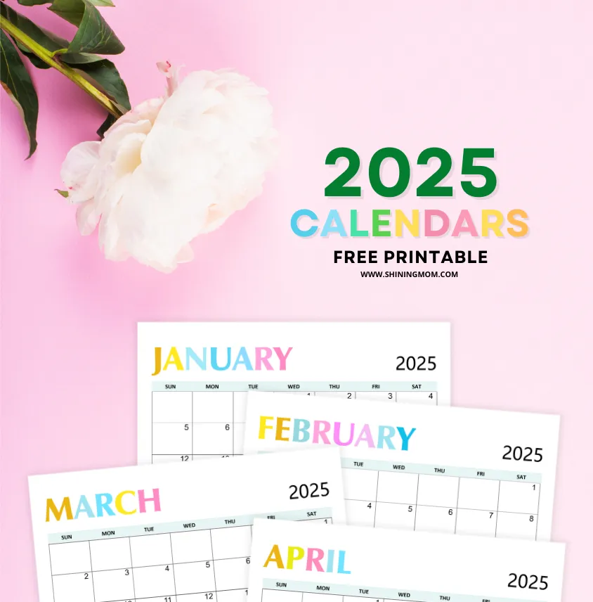 2025 Calendar Printable List Best FREE Calendars For You 