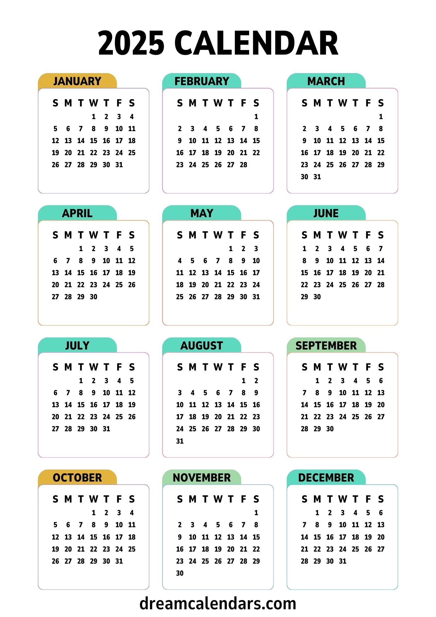 Full Page Printable September October 2025 Calendar Word
