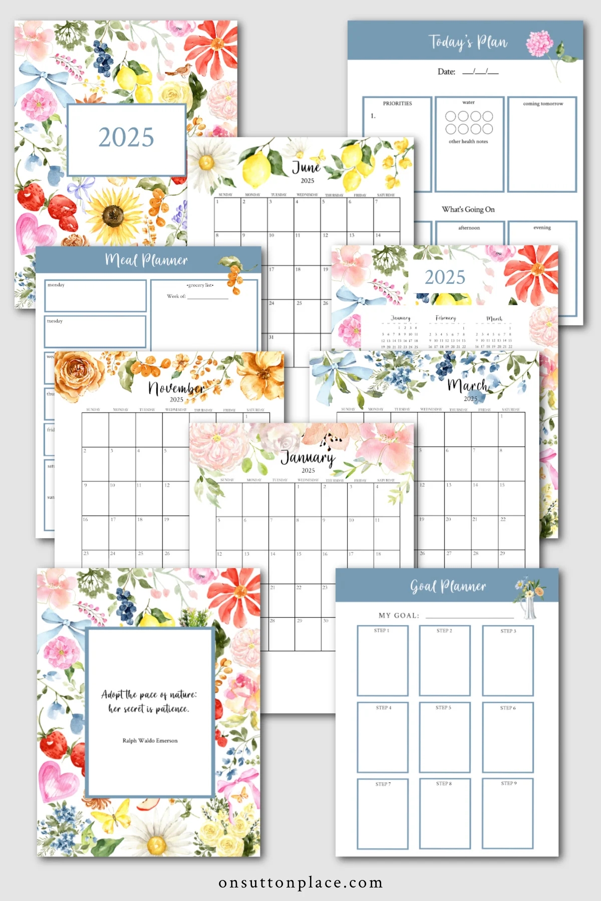 Free Printable Weekly Calendar 2025 By Numbers Free Printable Weekly Calendar 2025 By Numbers