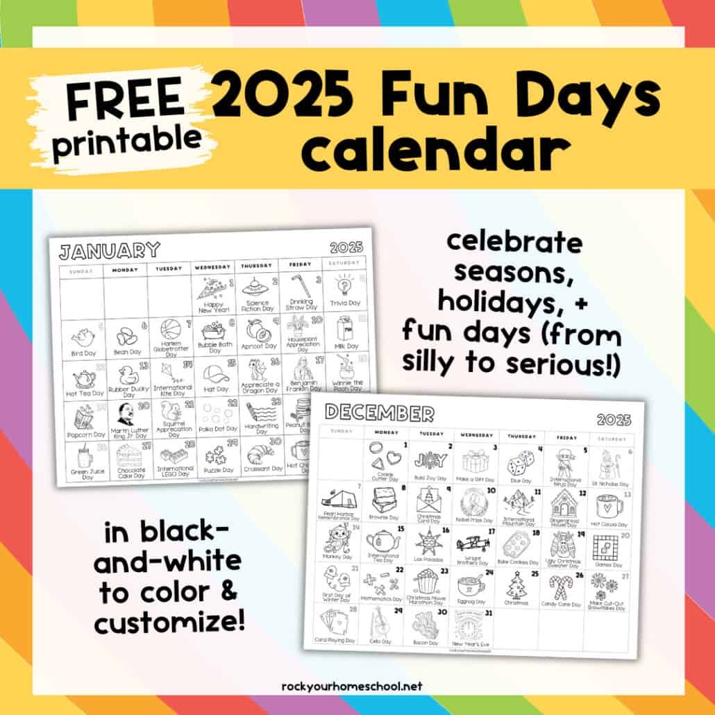 Free Printable 2025 Monthly Calendar With Holidays Funny