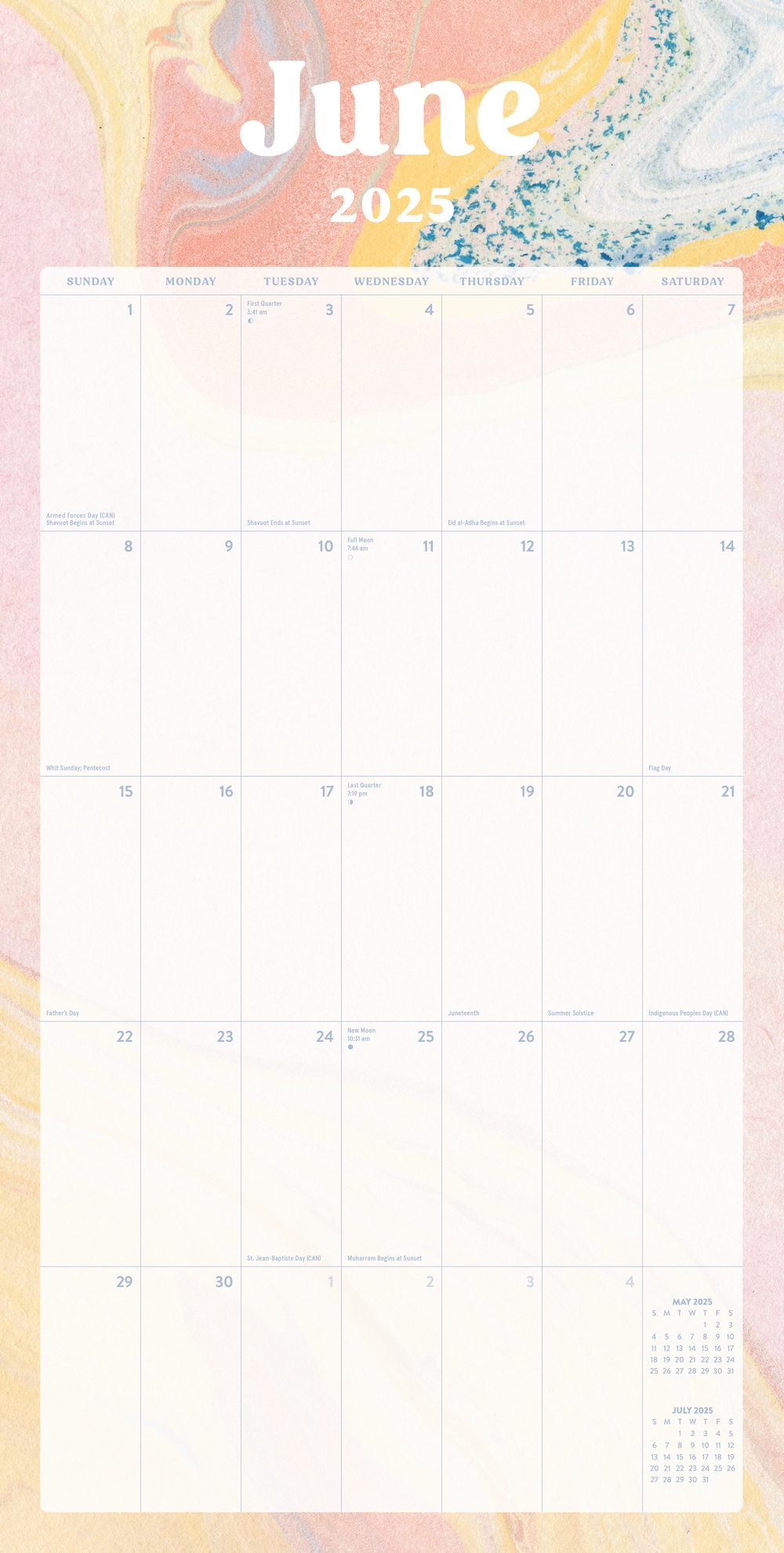 Printable 2025 Calendar Large Grid