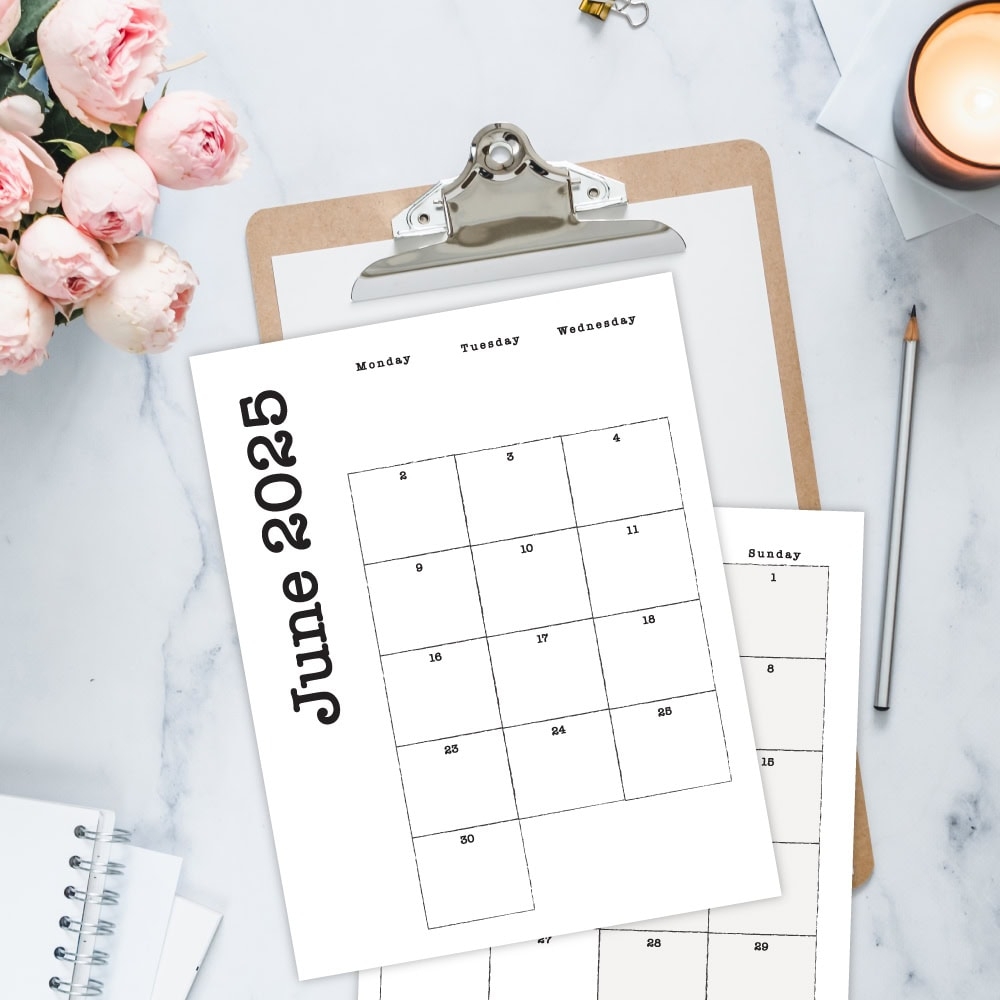 2025 Monthly Calendar By Clutter Keeper 2025 Monthly Calendar By Clutter Keeper