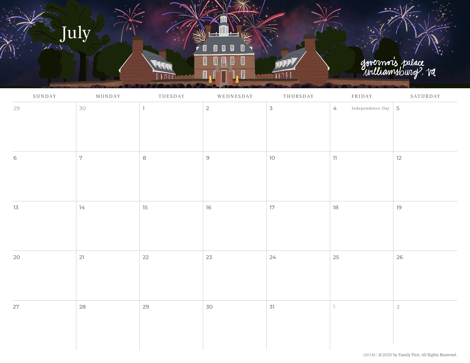 2025 Printable Calendars Free Printable Calendar Designs IMOM