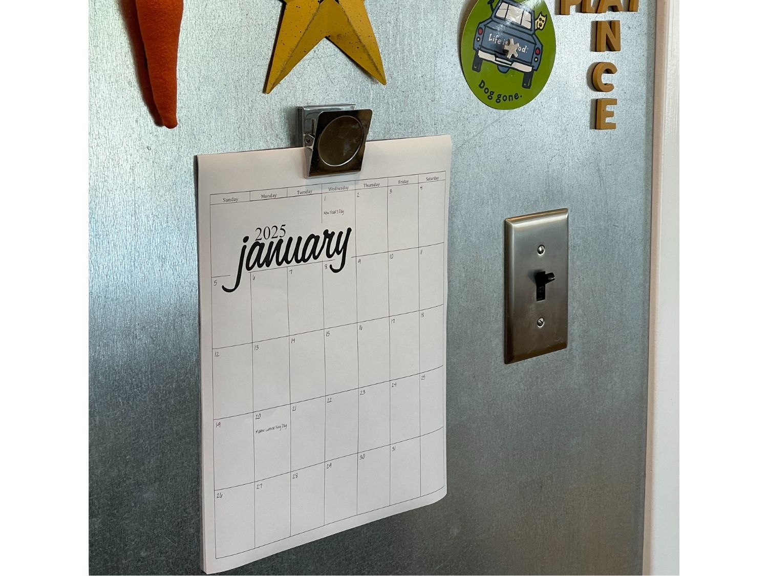 2025 Printable CLIPBOARD CALENDAR PDF File You Make It Simple 2025 Printable CLIPBOARD CALENDAR PDF File You Make It Simple