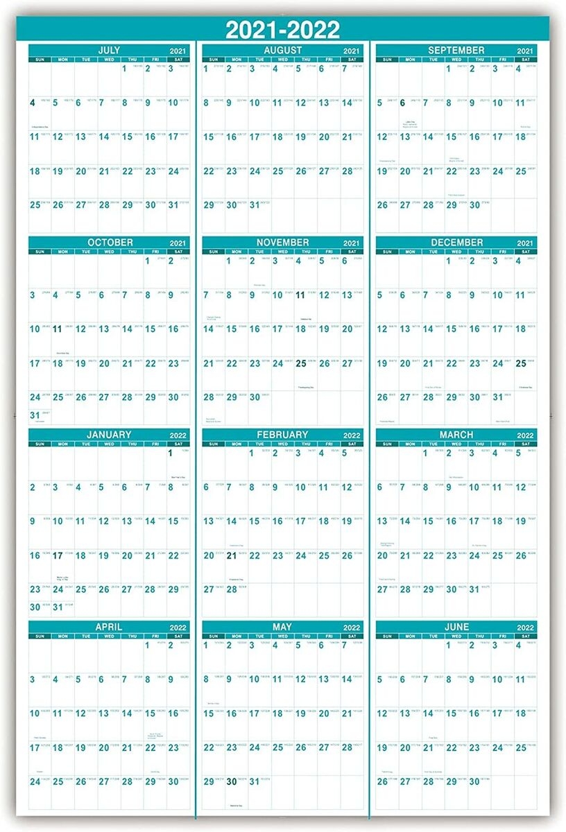 3x4 2025 Calendar Printable