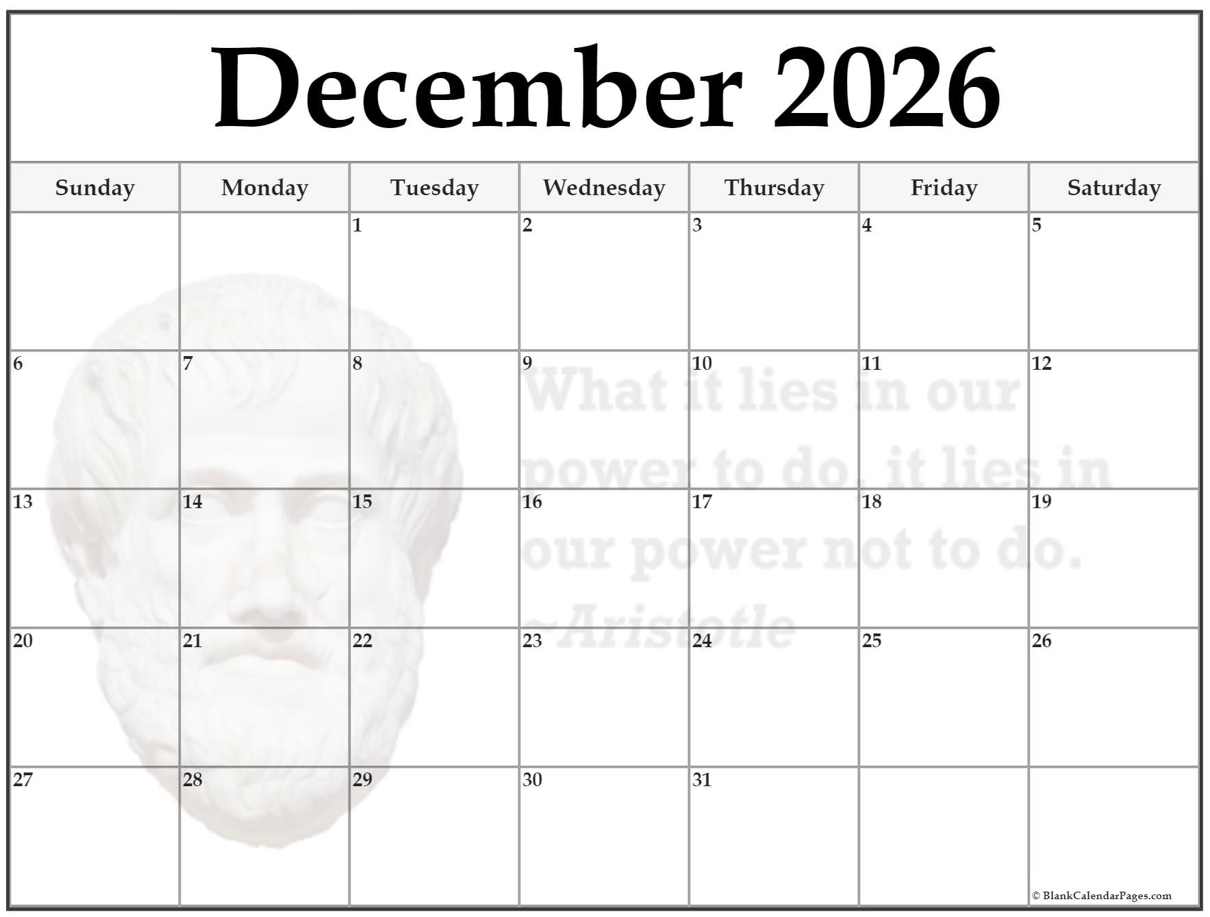 24 December 2026 Quote Calendars 24 December 2026 Quote Calendars