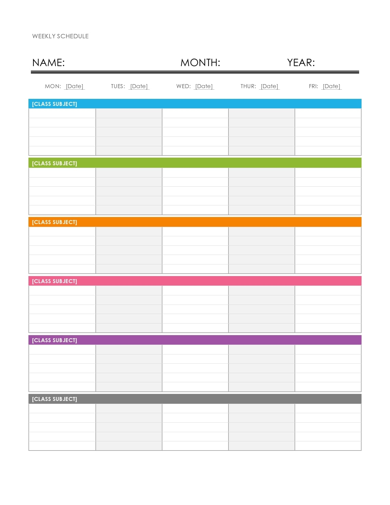 Free Printable Calendar Templates For Word