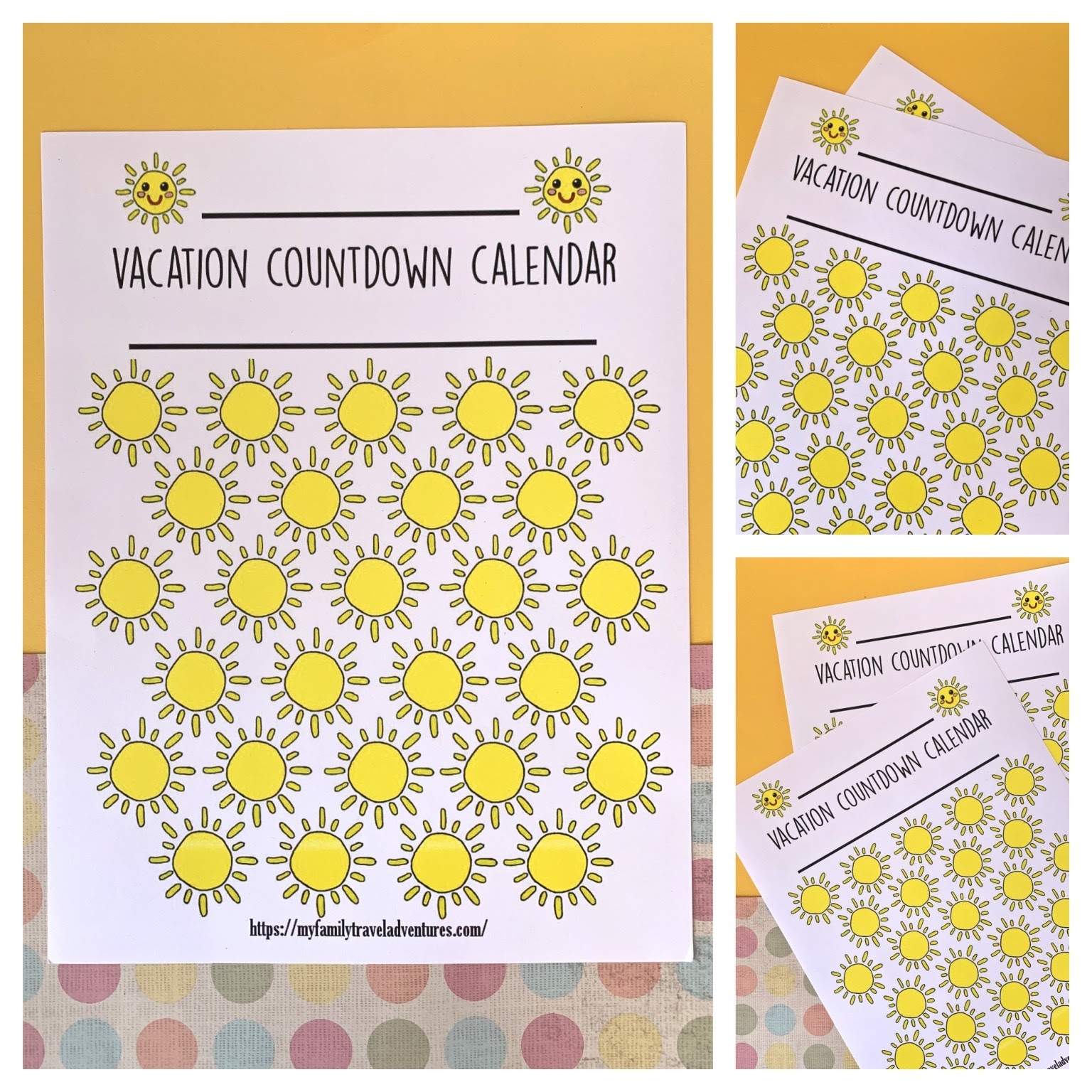 365 Day Printable Countdown Calendar