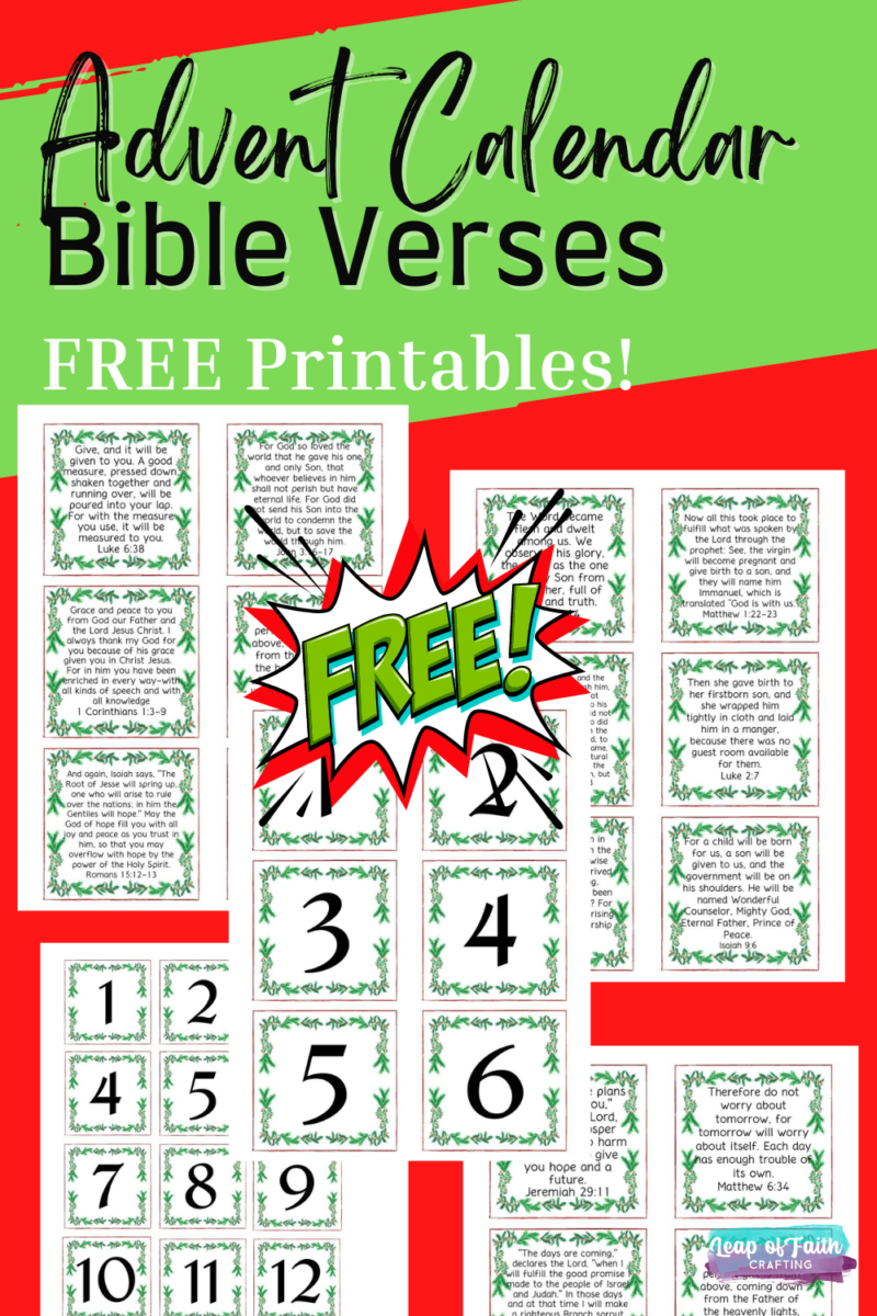 Christian Advent Calendar Printable Christian Advent Calendar Printable