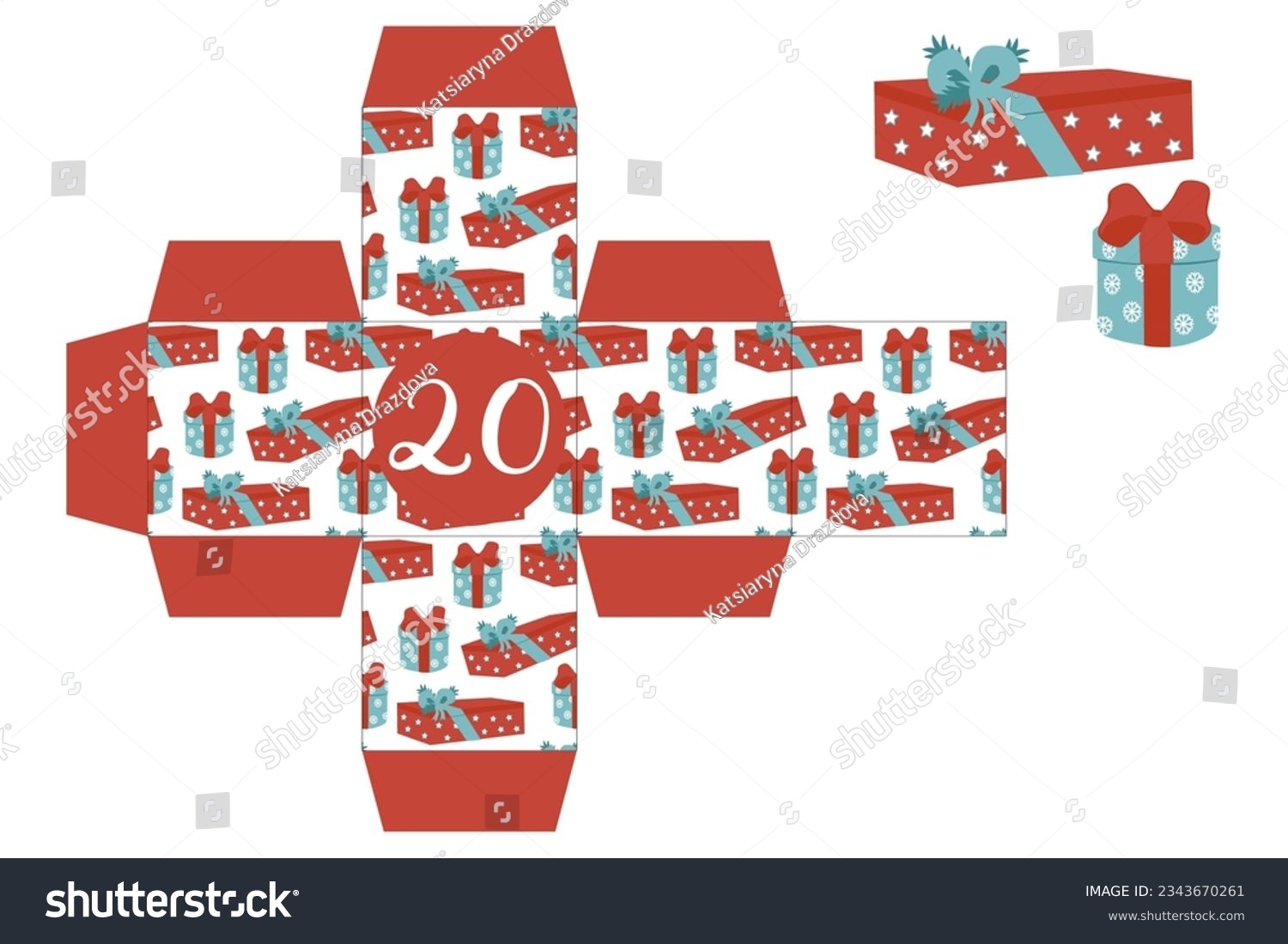 Advent Calendar Printable Boxes