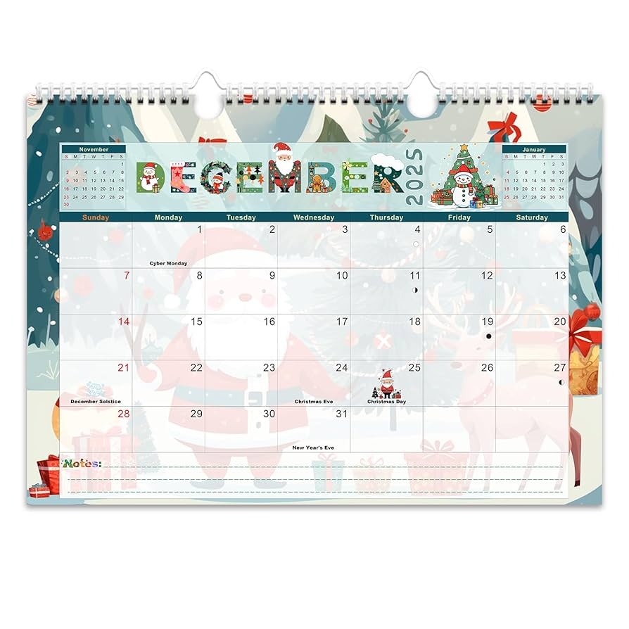 Amazon AECCN Calendar 2025 2026 Anti Ink Bleed Durable Thick Paper Large Ruled Blocks Calendar 2025 From Jan 2025 Jun 2026 17 X 12 Large Seasonal Calendars For Home Office Planning Office Products