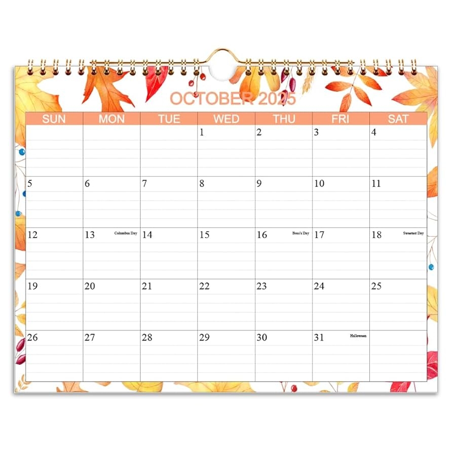Amazon Calendar 2025 2026 Wall Calendar From Mar 2025 To Oct 2026 Monthly Calendar With 140gsm Thick Paper For Planning And Organizing For Home Or Office 8 5 X 11 In Wall Calendar 2025 2026 Office Products
