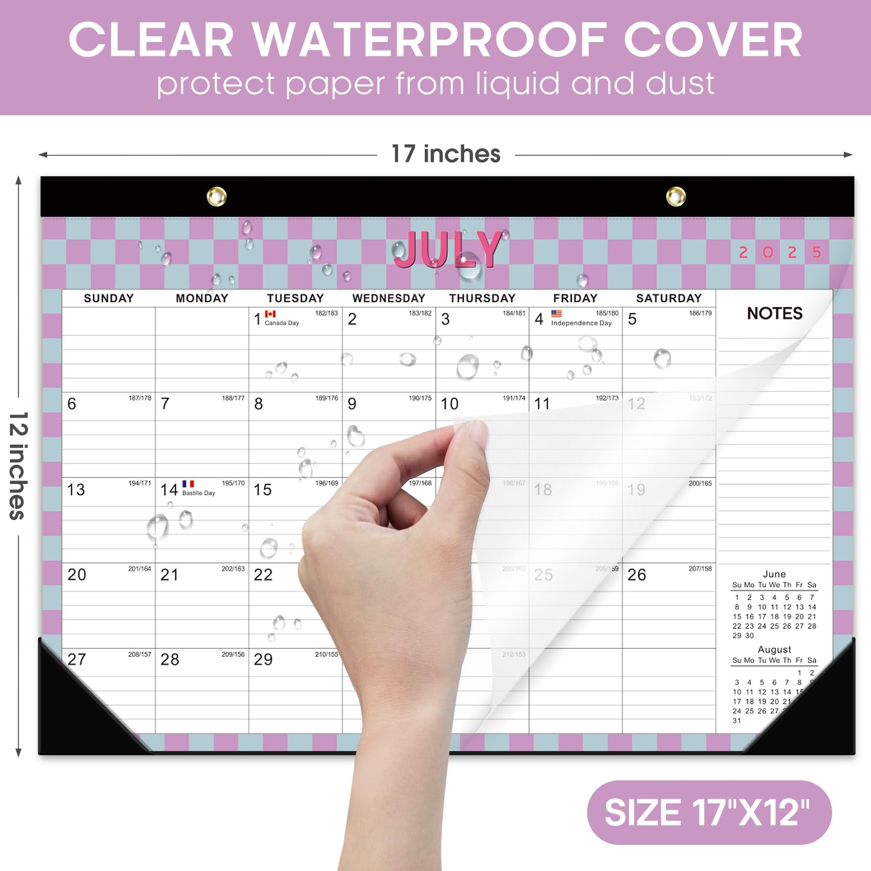 Amazon Desk Calendar 2025 2026 18 Months Calendar Runs From July 2025 To Dec 2026 Large 17 X 12 Desktop Wall Monthly Calendar For Home School Or Office Checkered Pattern Office Products Amazon Desk Calendar 2025 2026 18 Months Calendar Runs From July 2025 To Dec 2026 Large 17 X 12 Desktop Wall Monthly Calendar For Home School Or Office Checkered Pattern Office Products