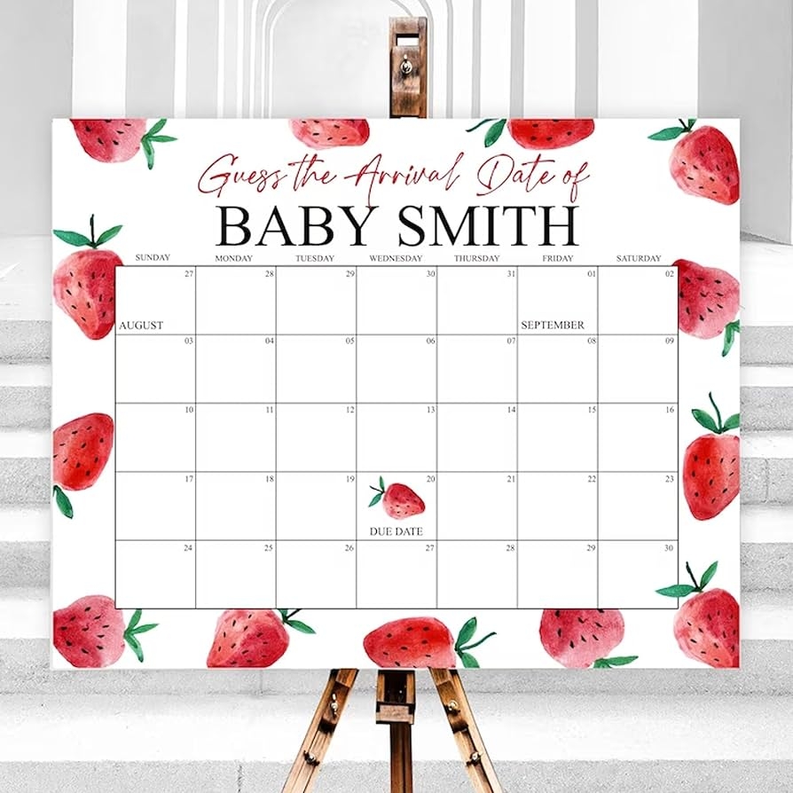 Due Date Calendar Printable