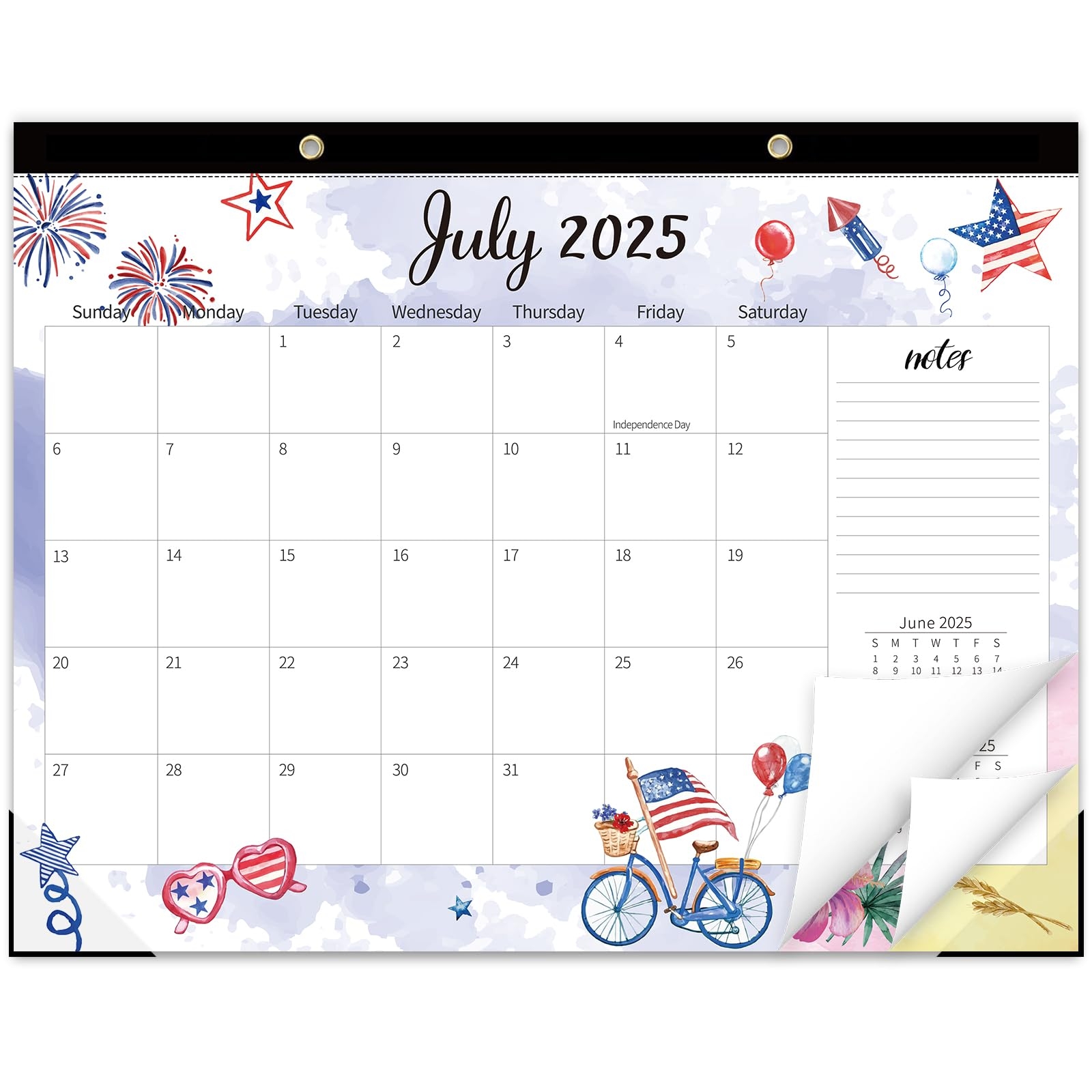 June 2026 Calendar Printable Watercolor