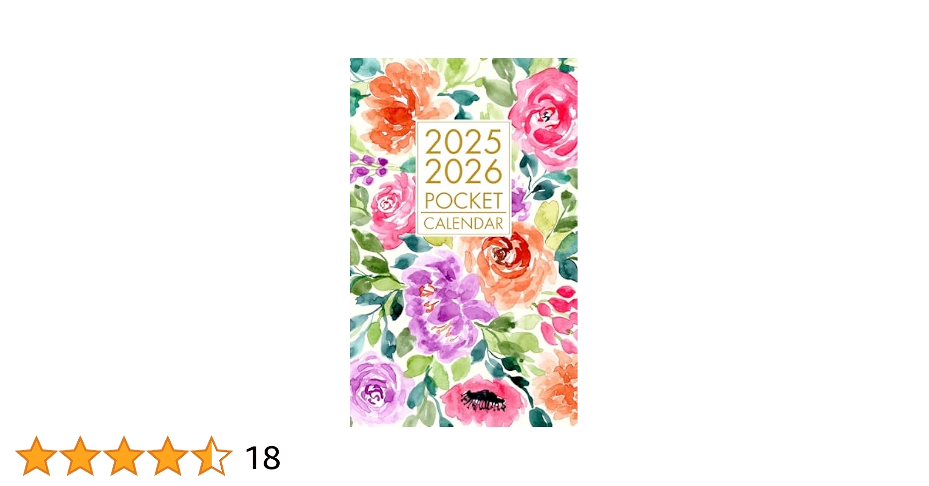 Amazon Pocket Calendar 2025 2026 2 Year Monthly Pocket Planner For Purse From January 2025 To December 2026 Floral Cover Planners Designer Books