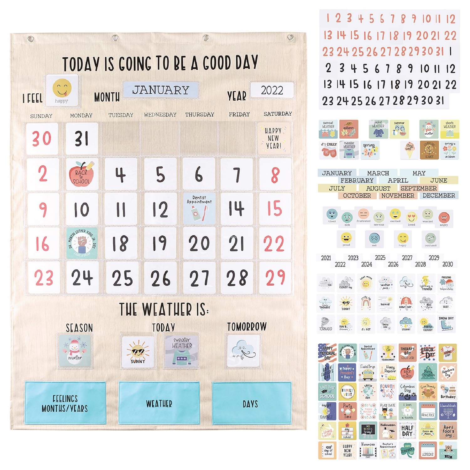 Free Printable Interactive Preschool Calendar