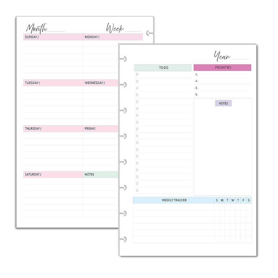 Printable Half Size Monthly Calendar