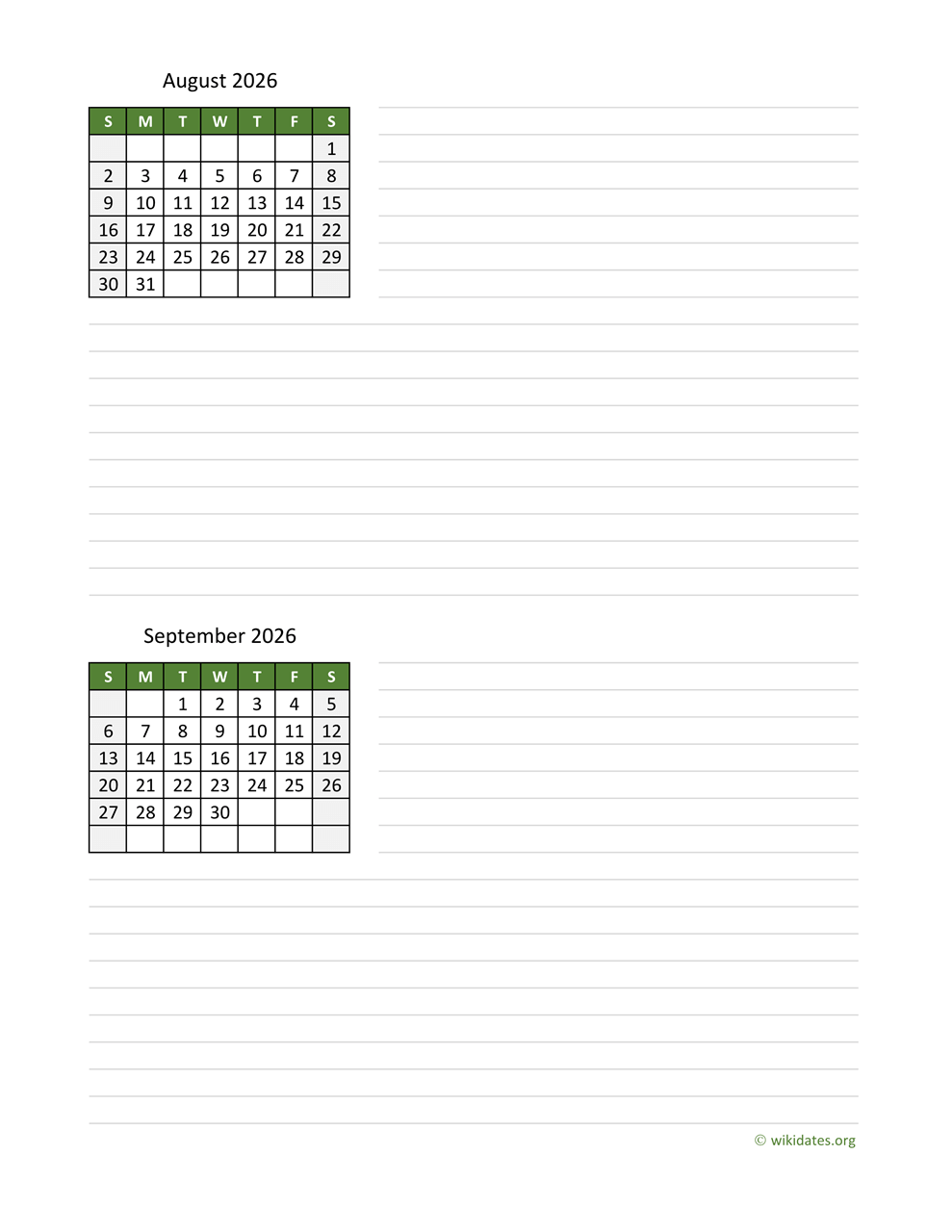 august and september 2026 calendar wikidates august and september 2026 calendar wikidates