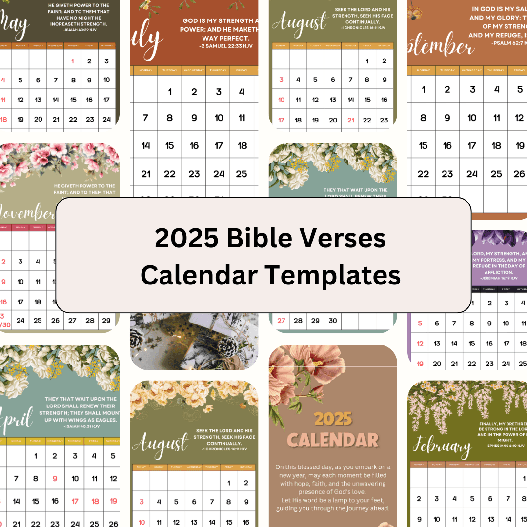 Printable Landscape Calendar With Scripture
