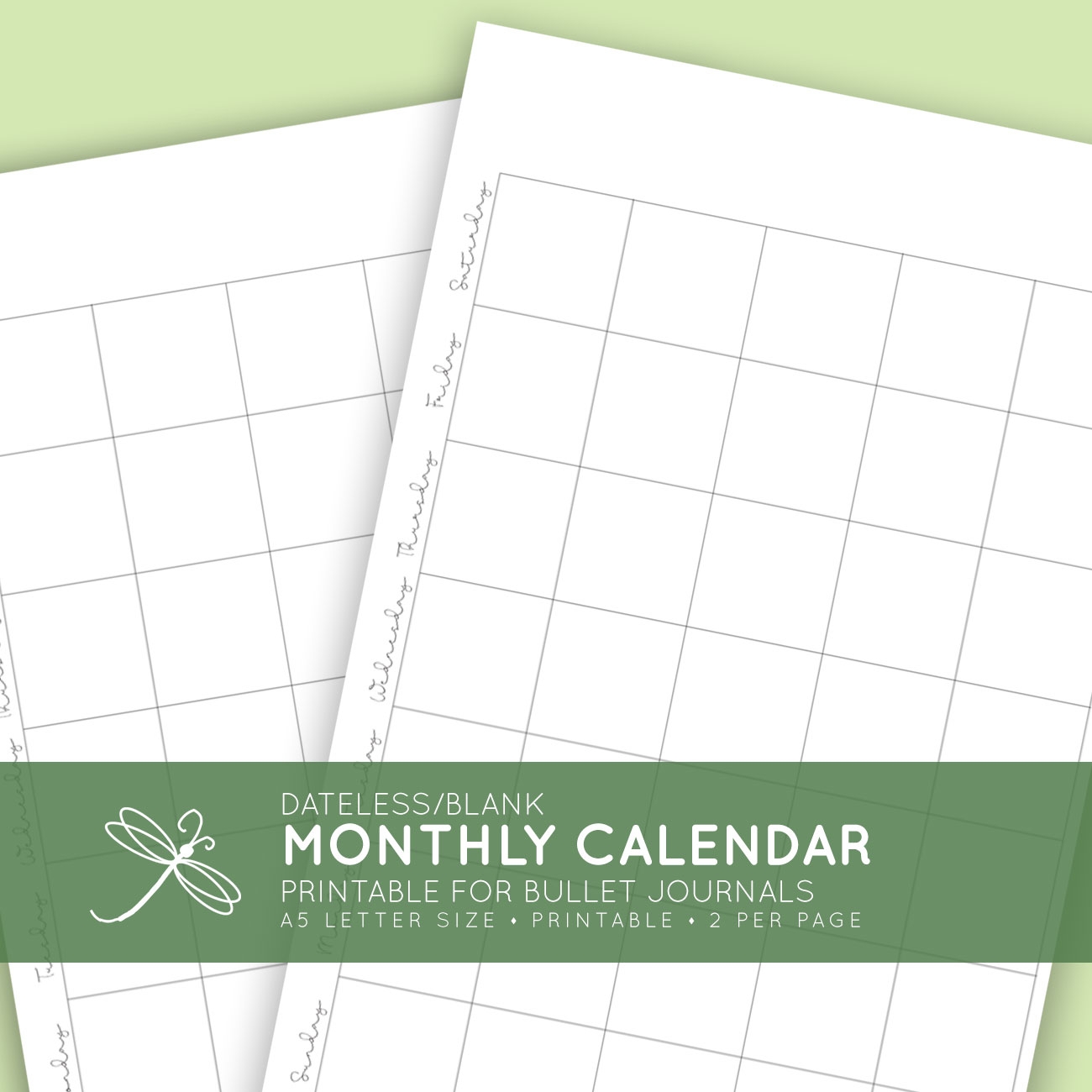 Blank Monthly Printable Calendar Laura Kinker