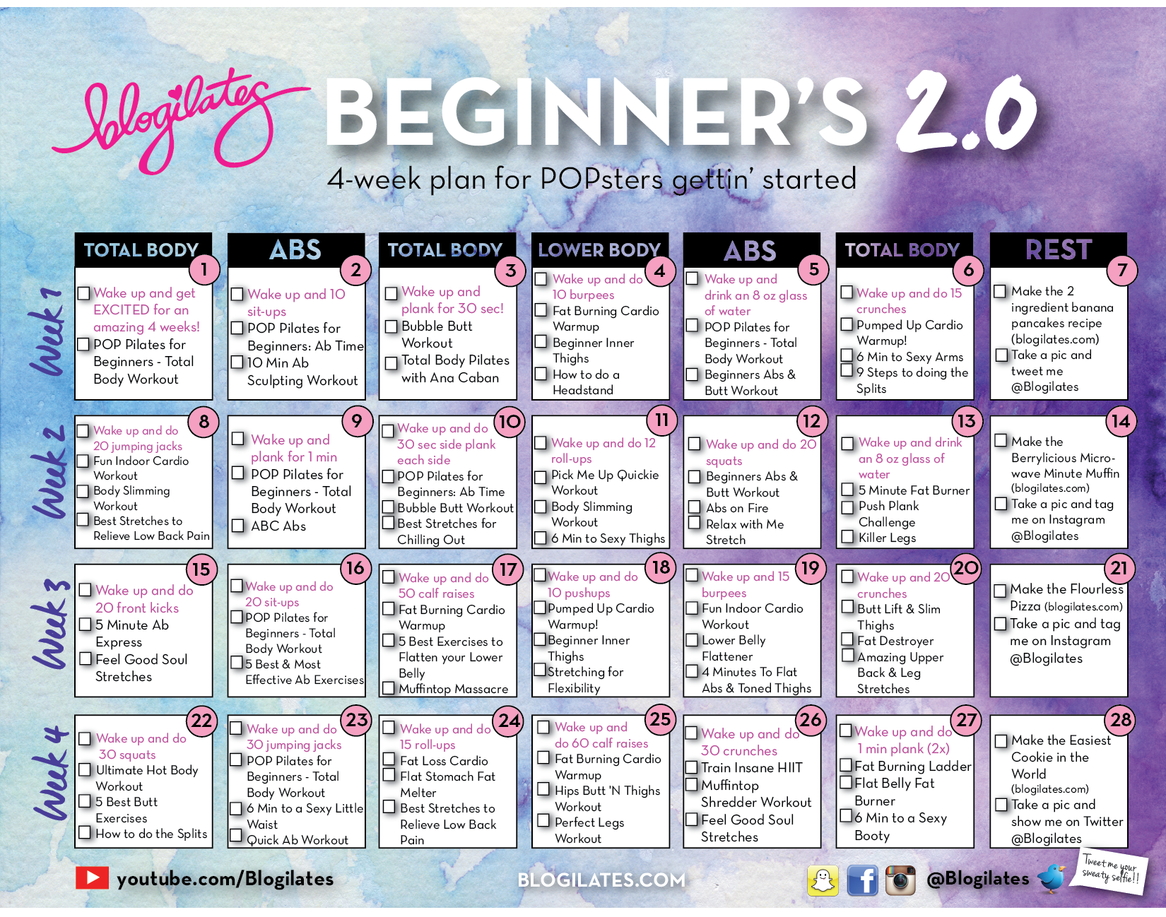 Blogilates Program Sales