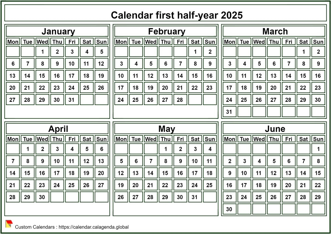 Printable 2025 Mini Calendar Printable 2025 Mini Calendar
