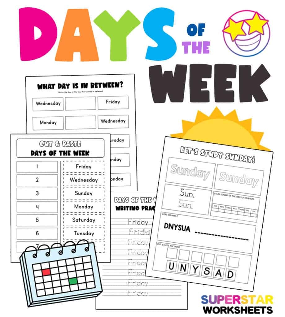Printable Calendar Kindergarten