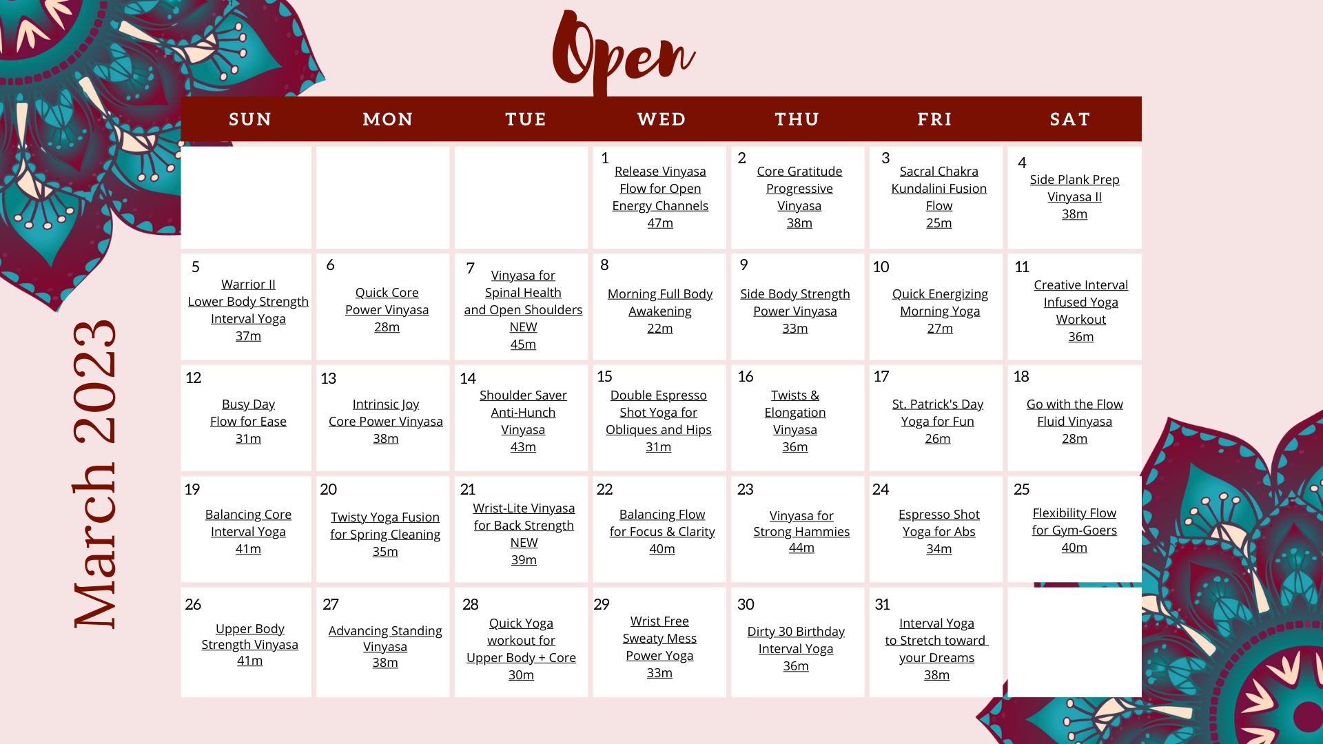 Calendar