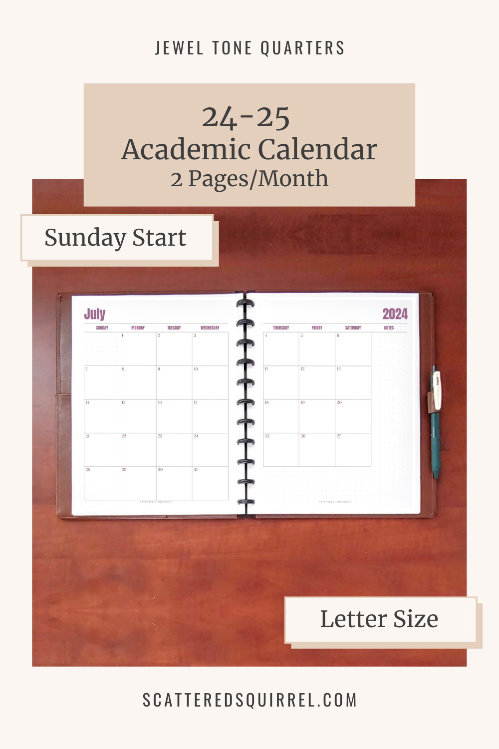 Academic Calendar 2025 Printable