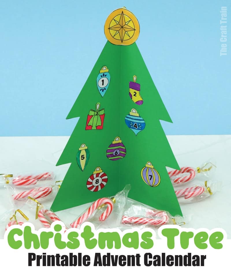 Christmas Tree Advent Calendar The Craft Train