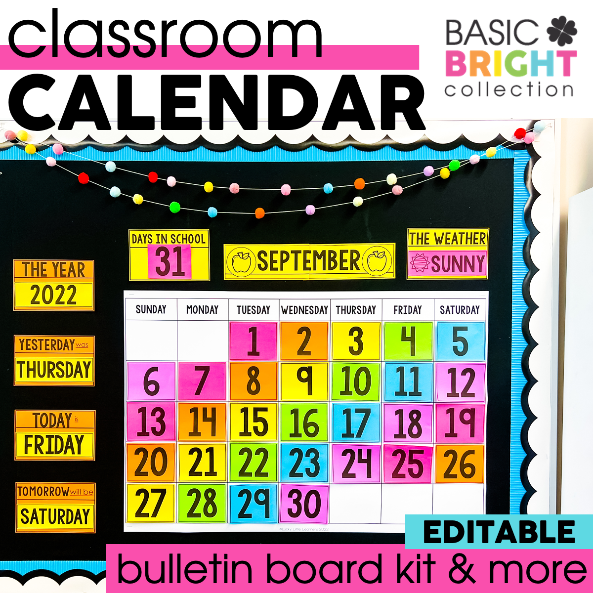 Free Printable Basic Calendar
