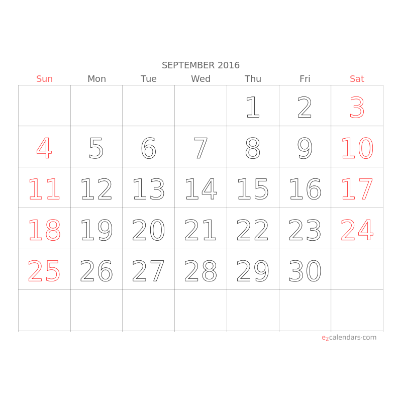 Free Custom Printable Calendar