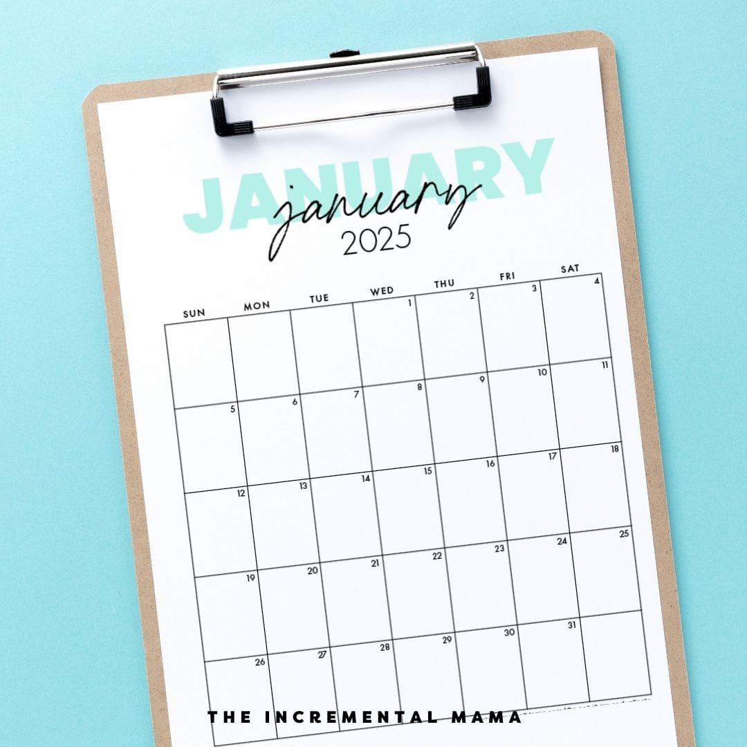 Cute 2025 Monthly Calendar Free Printable Cute 2025 Monthly Calendar Free Printable