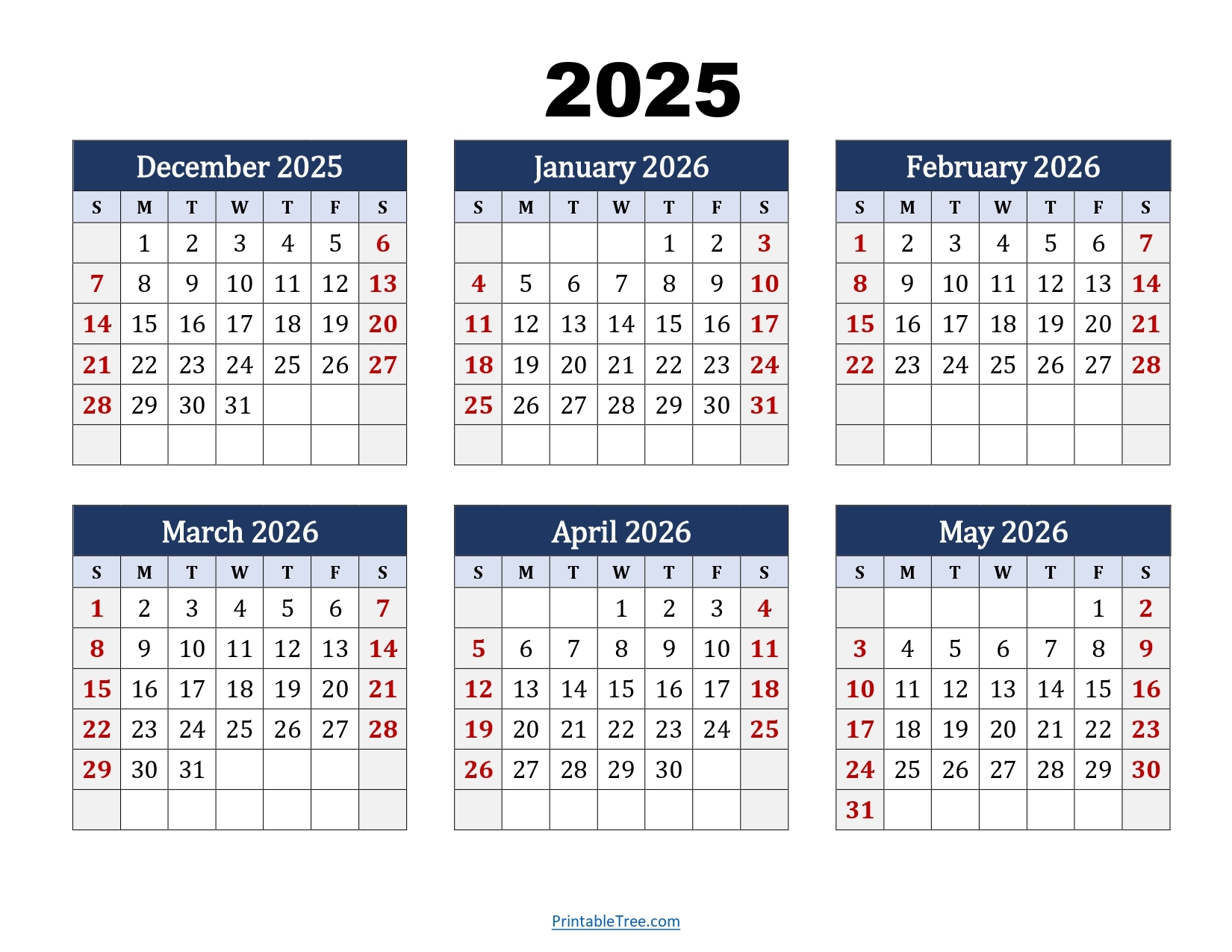 May 2026 Calendar Printable Pdf