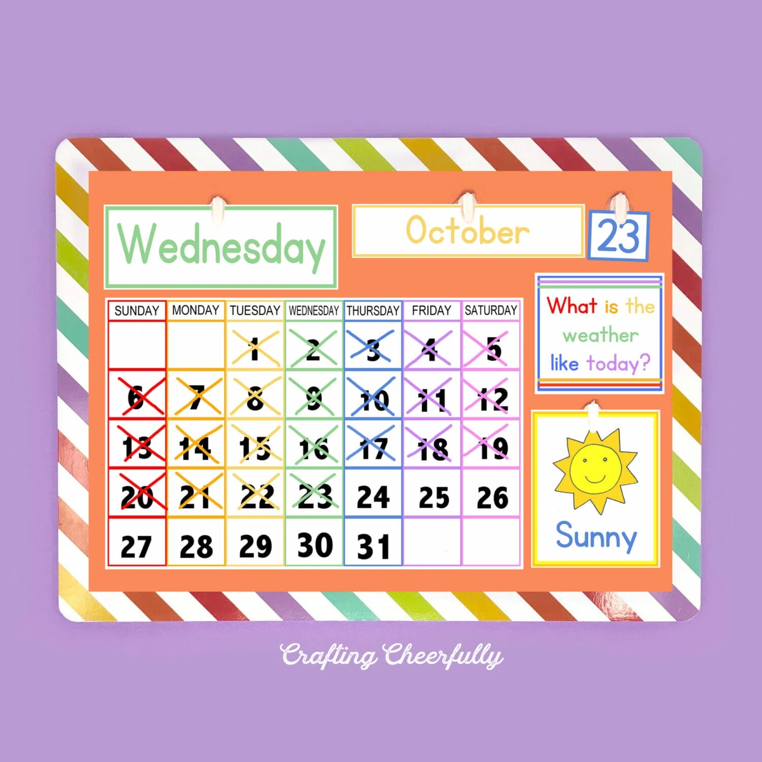 Printable Calendar Kids Free October