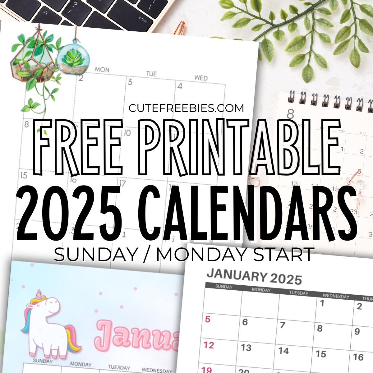 Calendars Free Printable 2025