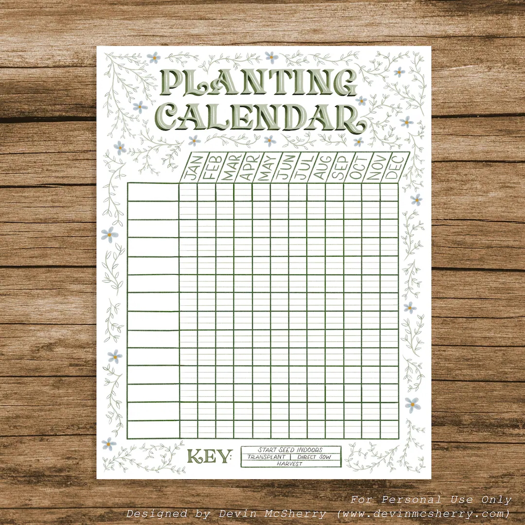 Druckbarer Pflanzkalender Personalisierbar Handbeschriftet Illustriert Gartenplaner Samenbeginn Ernte Kr uter Gem se Blumen Etsy de Druckbarer Pflanzkalender Personalisierbar Handbeschriftet Illustriert Gartenplaner Samenbeginn Ernte Kr uter Gem se Blumen Etsy de