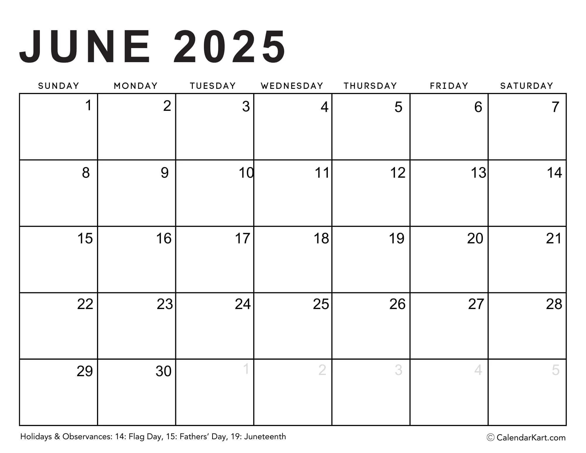 Editable Printable Calendars 2025 Typeable PDF CalendarKart