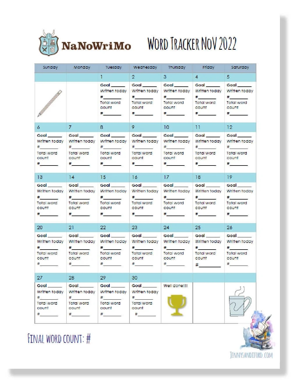Five Books To Help You Win NaNoWriMo plus Improve Your Writing Craft Jenny Sandiford