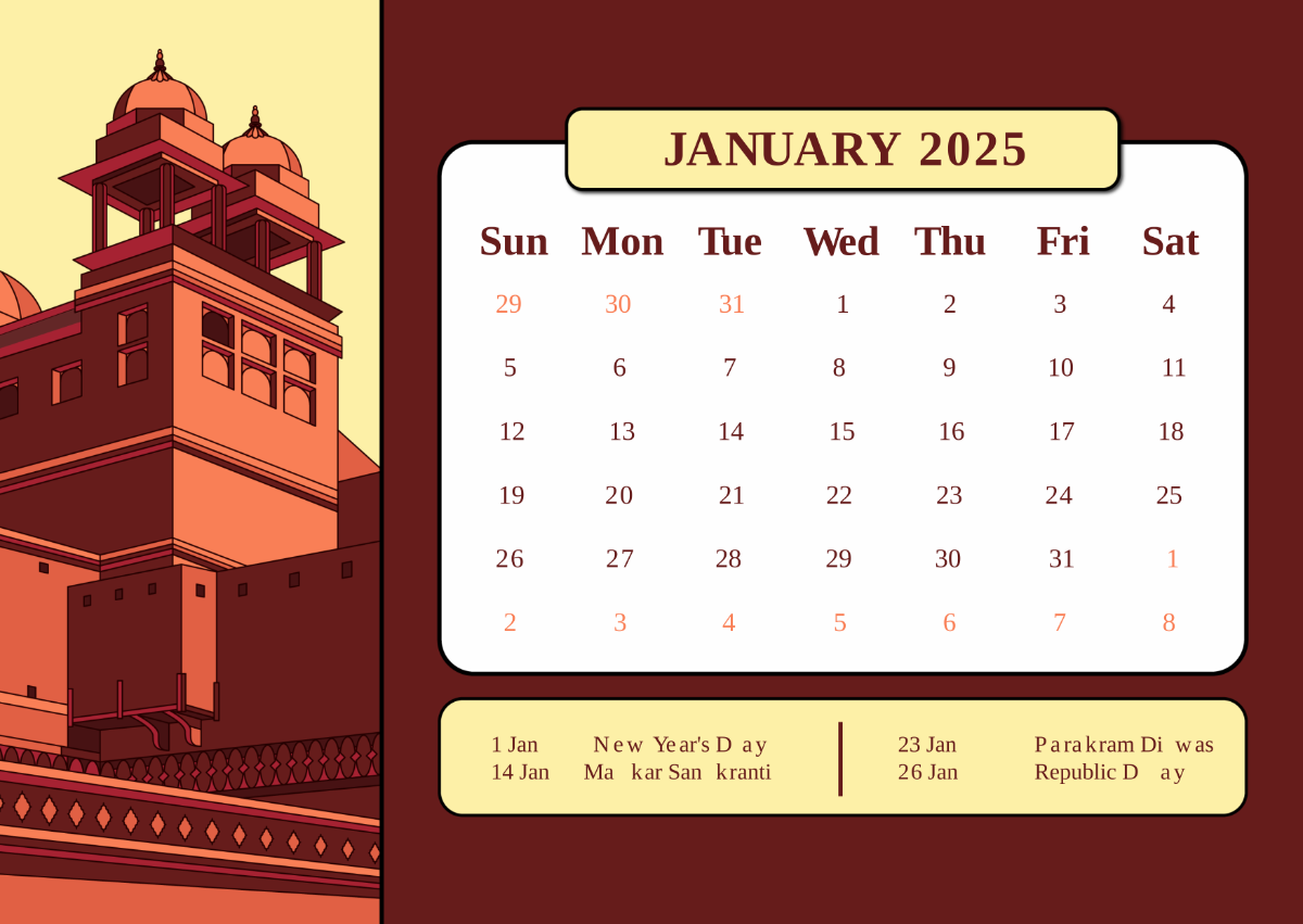 Printable 2025 Calendar With Holidays Free