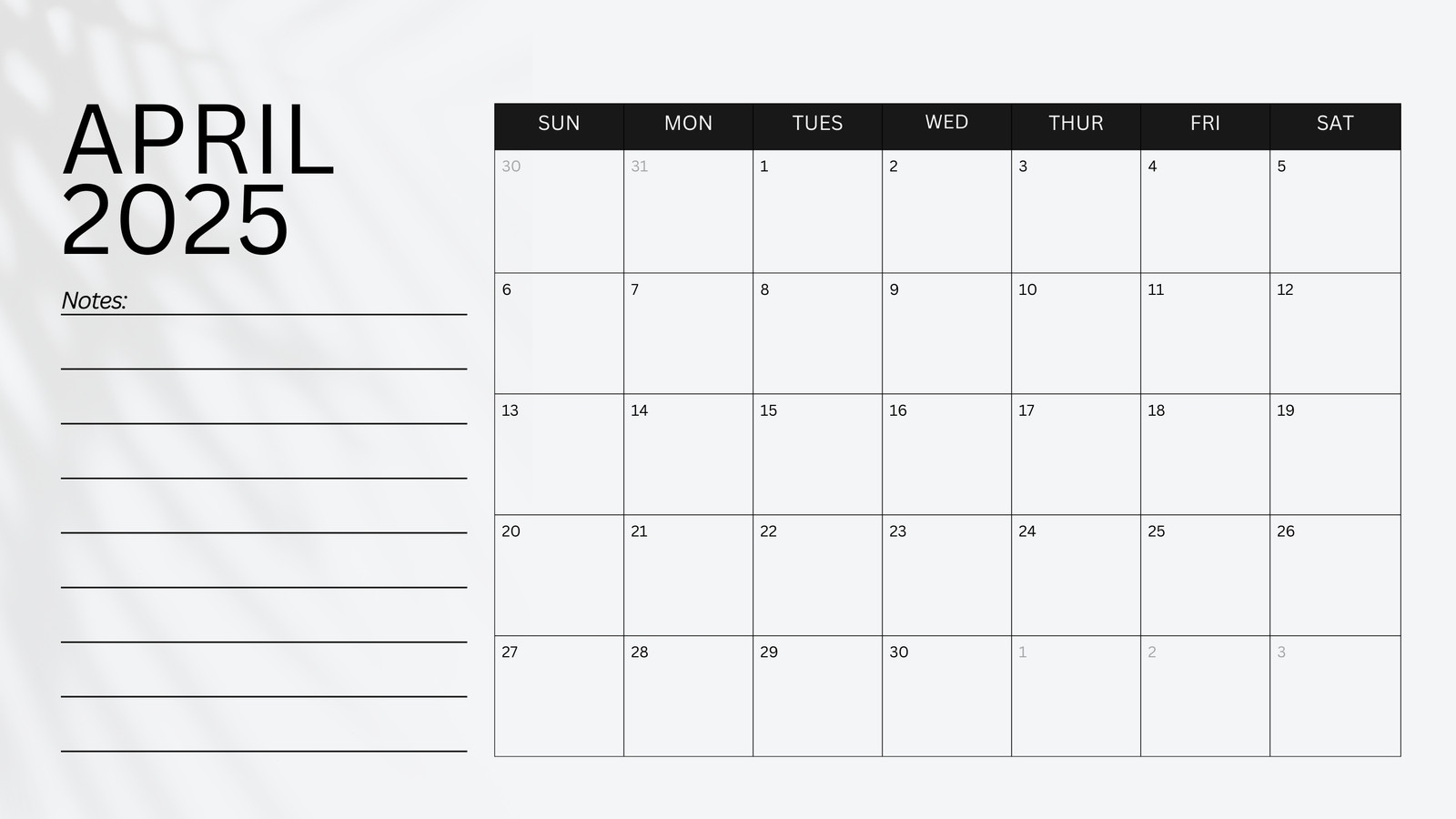 free and customizable april 2025 calendar templates canva