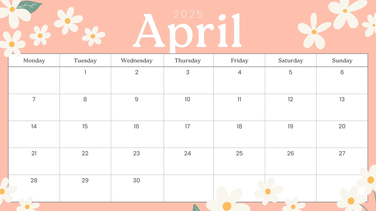 Free Online Custom Printable Calendar 2025