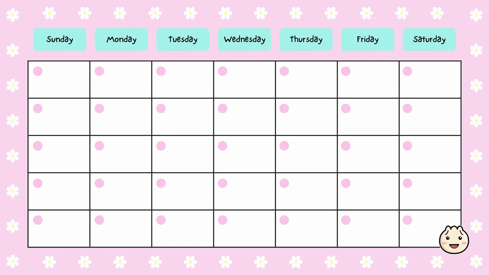 Free And Customizable Cartoon Calendar Templates Canva Free And Customizable Cartoon Calendar Templates Canva