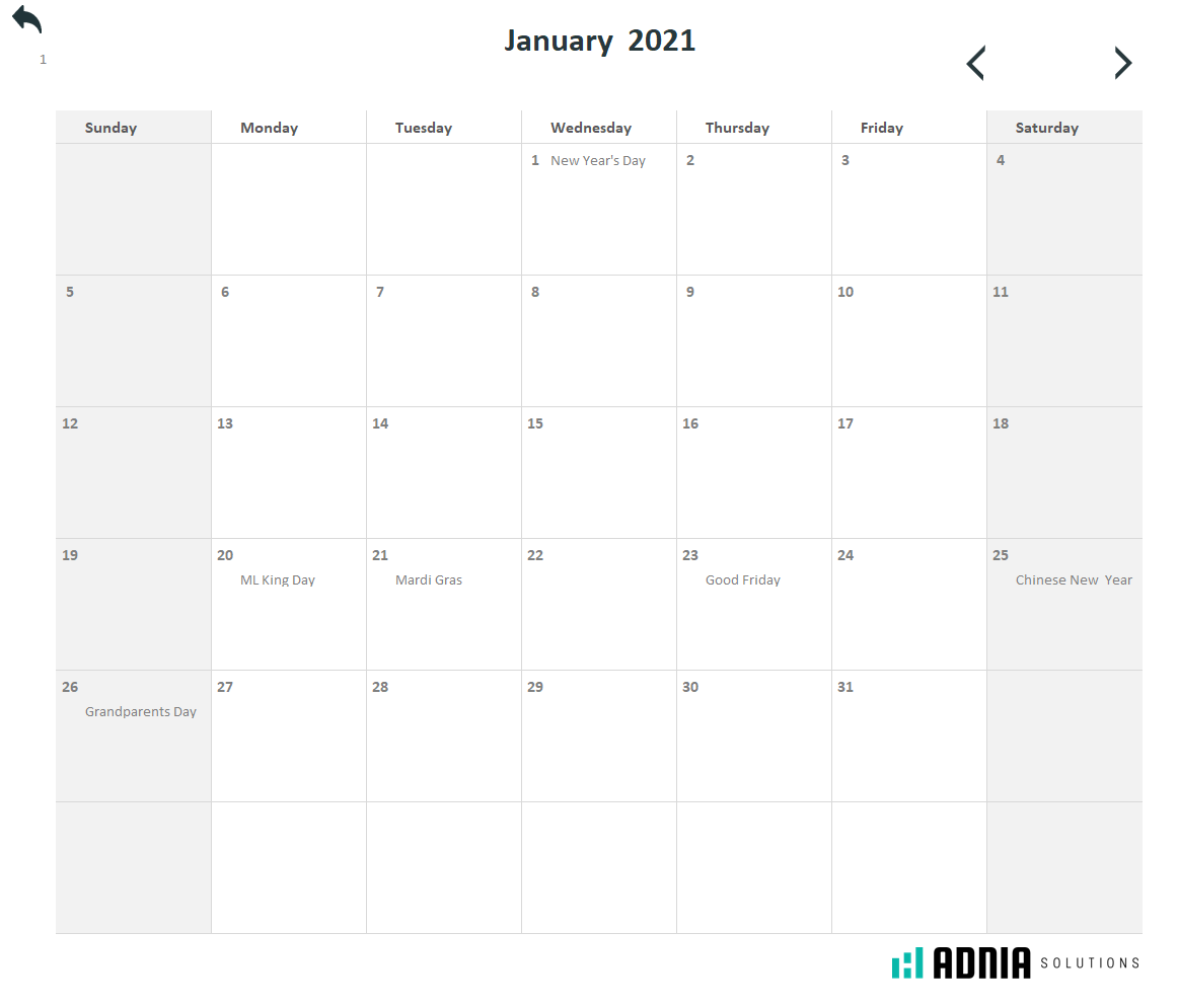 Free Monthly Calendar Excel Template Adnia Excel Templates Free Monthly Calendar Excel Template Adnia Excel Templates
