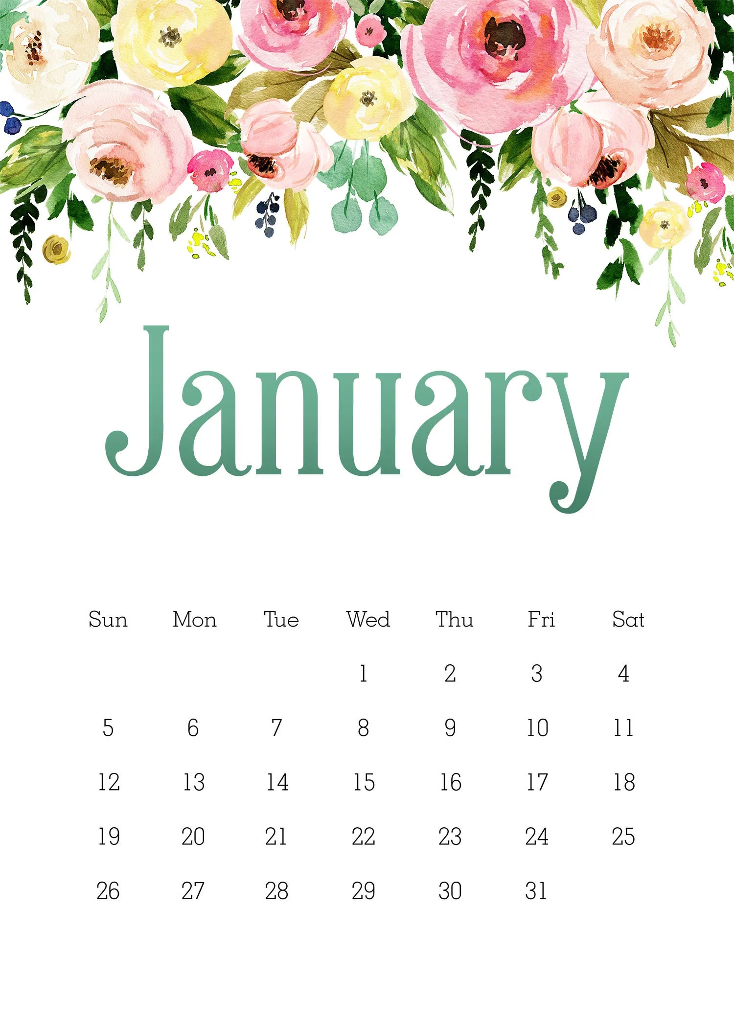 Free Printable 2020 5x7 Pretty Floral Calendar With Bonus To Do List Shopping List And Note Pad The Cottage Market Free Printable 2020 5x7 Pretty Floral Calendar With Bonus To Do List Shopping List And Note Pad The Cottage Market