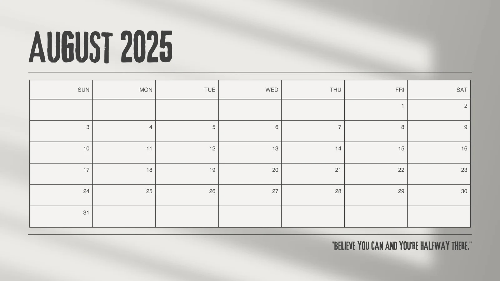 free printable august 2025 calendar templates canva