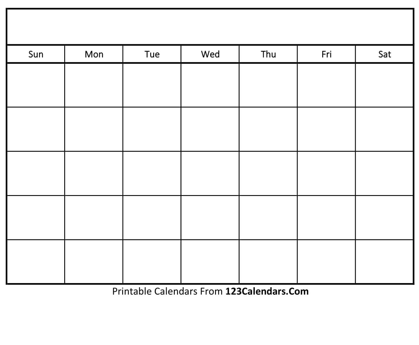 Printable 4 Month Calendar